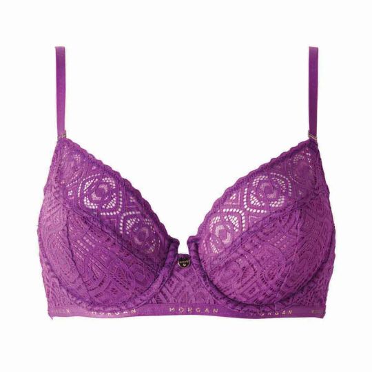 Soutien-gorge corbeille violet Gwen
