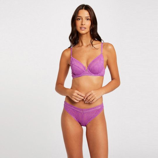 Soutien-gorge corbeille violet Gwen