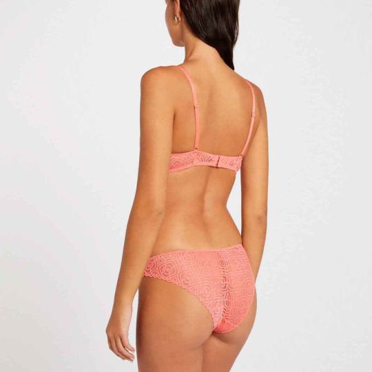 Soutien-gorge corbeille rose Gwen