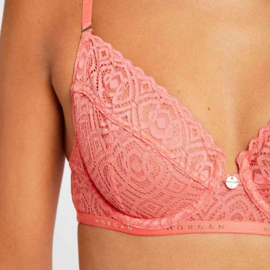 Soutien-gorge corbeille rose Gwen