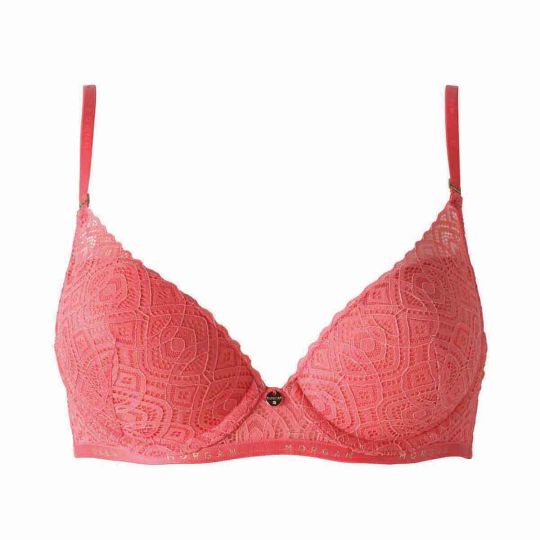 Soutien-gorge ampliforme coque moulée rose Gwen