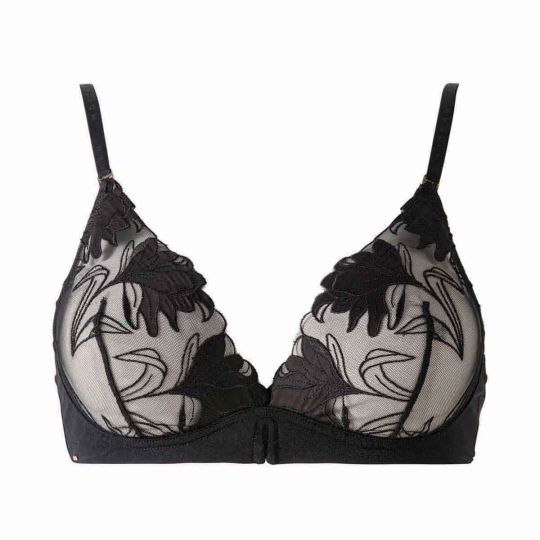 Soutien-gorge souple noir Capucine