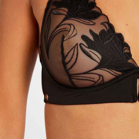 Soutien-gorge souple noir Capucine