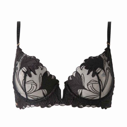 Soutien-gorge corbeille noir Capucine