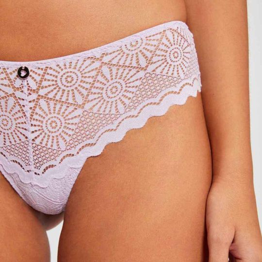 Shorty tanga parme Lison