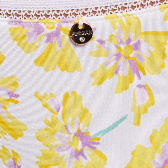 Shorty string blanc Tina