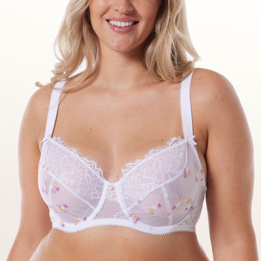 Soutien-gorge grand maintien blanc Frenchy