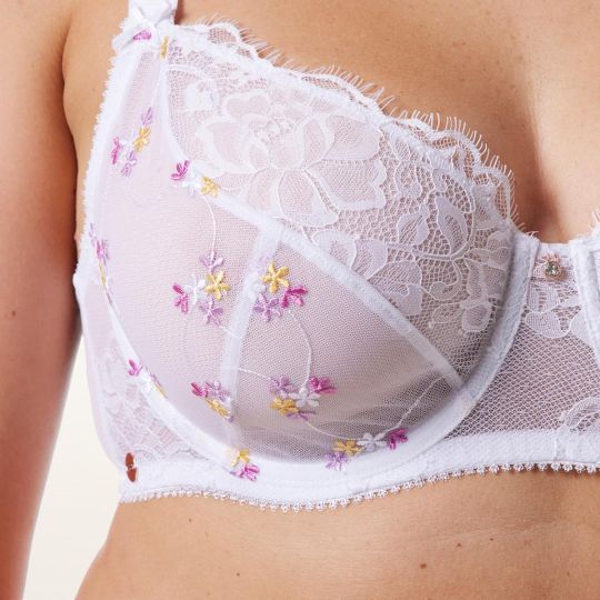 Soutien-gorge grand maintien blanc Frenchy