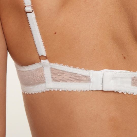 Soutien-gorge ampliforme coque moulée blanc Défilé