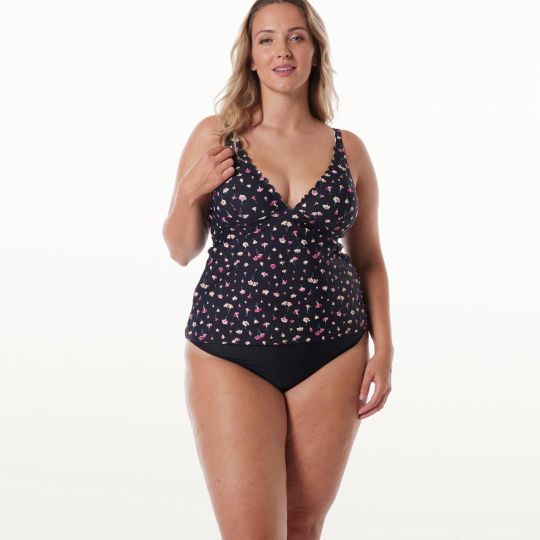 Tankini noir Bergamotte