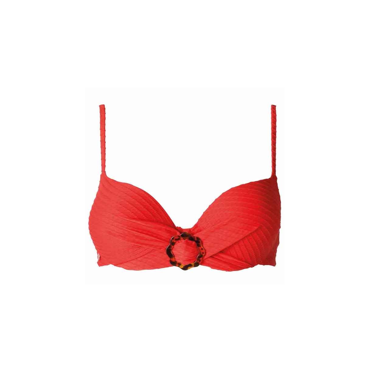 Haut de maillot de bain coques push up rouge Rivage - Pomm'Poire - Modalova