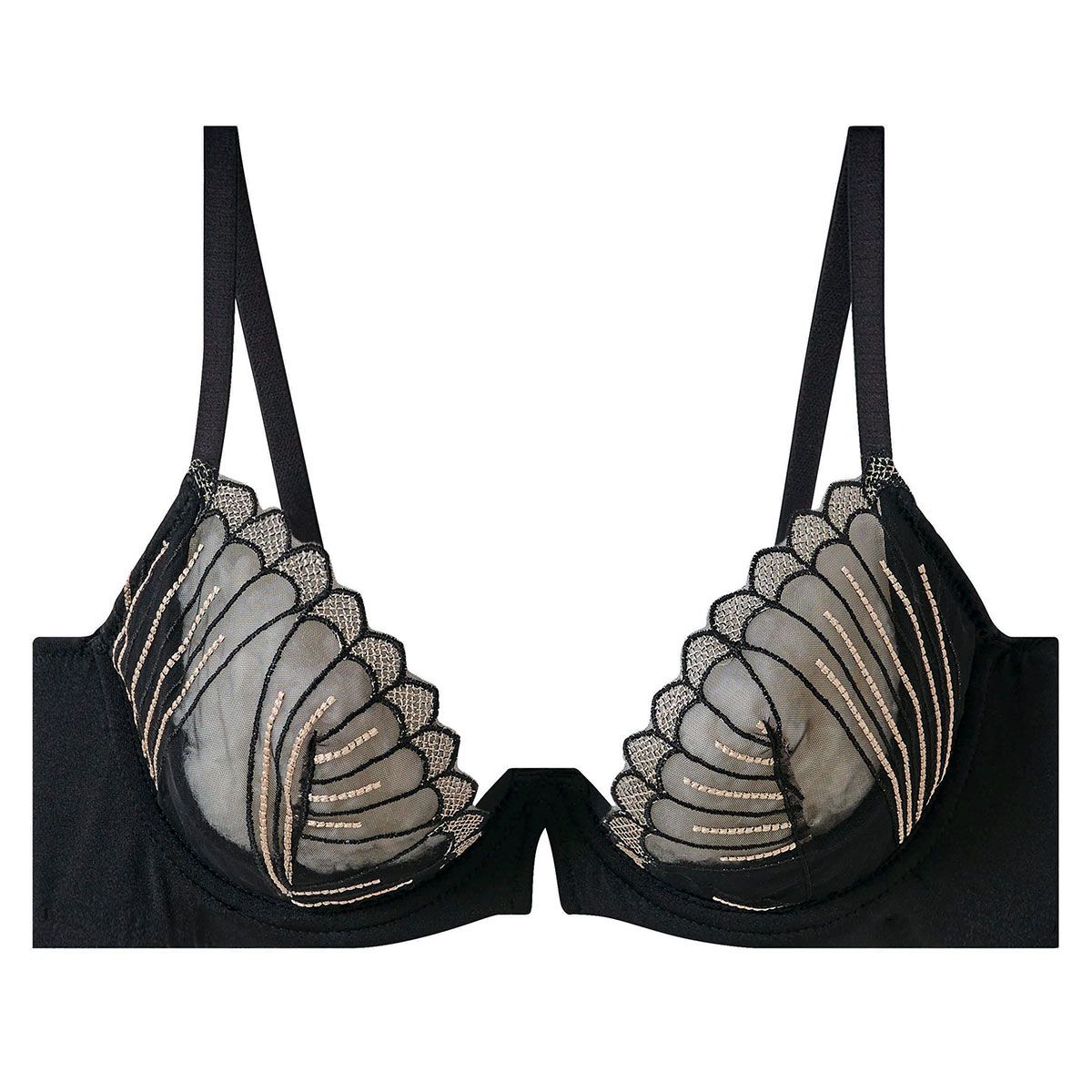 Pomm'Poire Soutien-gorge à armatures noir Indécise