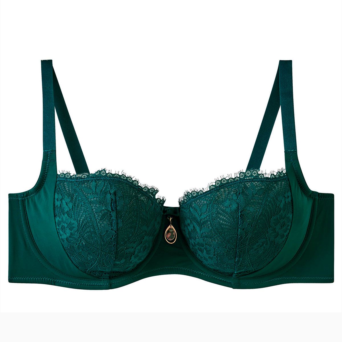 Pomm'Poire Soutien-gorge à armatures grand maintien vert Impériale