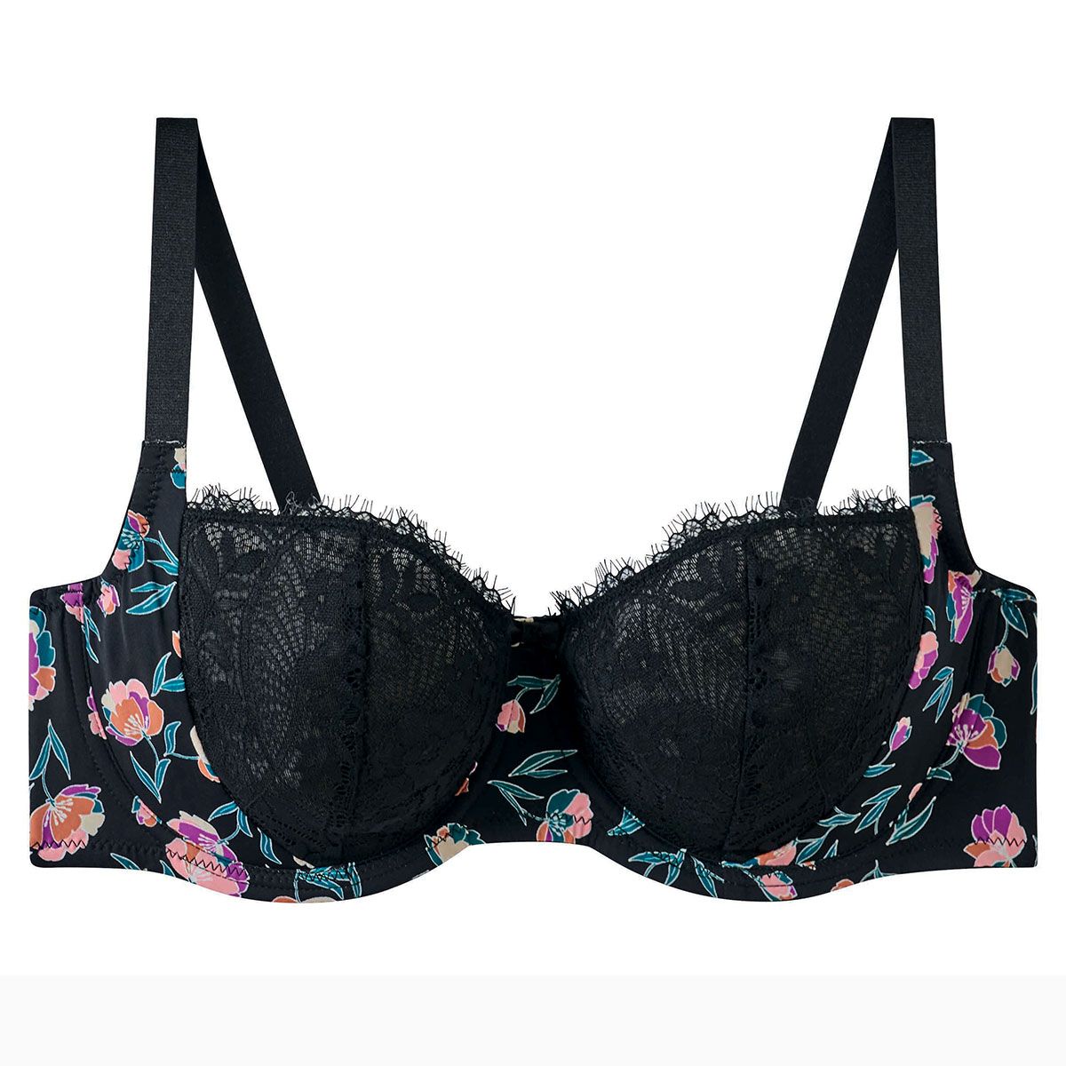 Pomm'Poire Soutien-gorge à armatures grand maintien noir Impériale