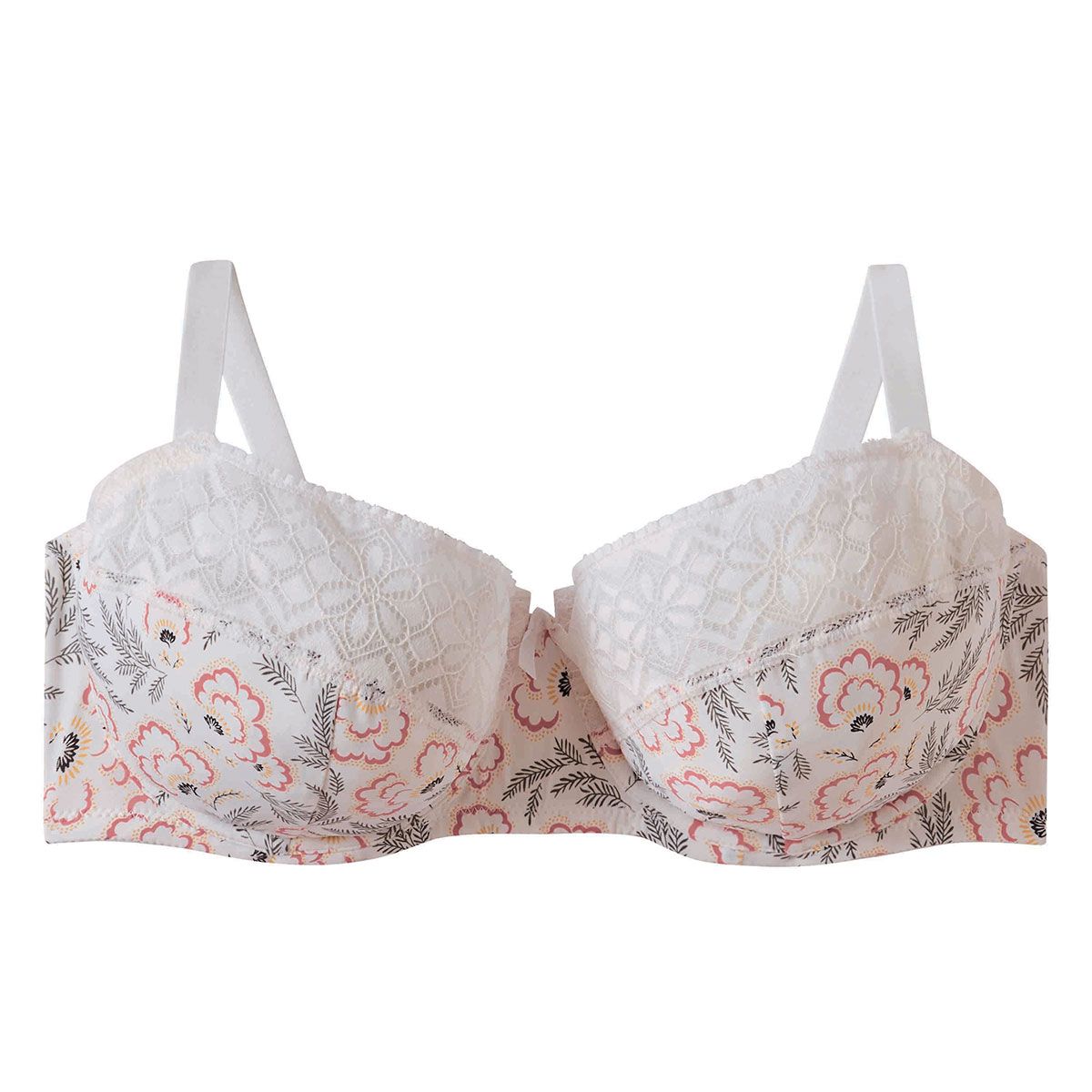 Pomm'Poire Soutien-gorge à armatures grand maintien multico ivoire Palanquin