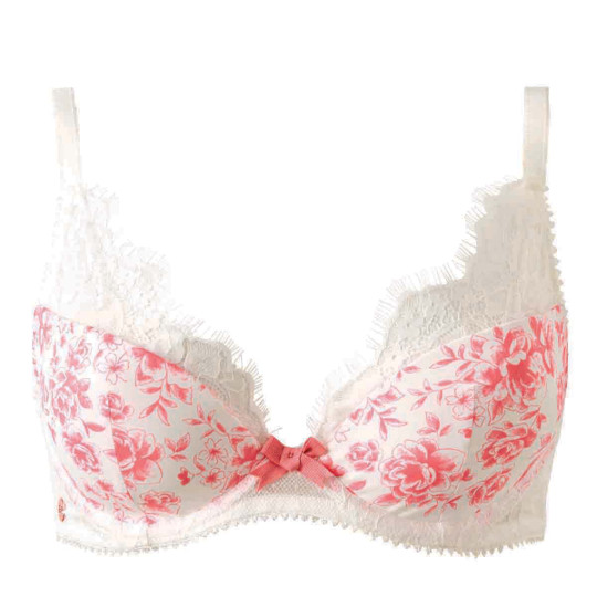 Soutien-gorge ampliforme coques moulées ivoire Etoffe