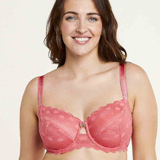 Soutien-gorge grand maintien orange Symbole