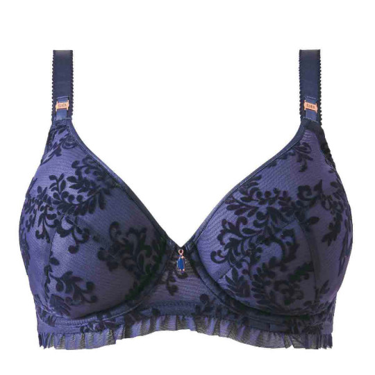 Soutien-gorge grand maintien bleu marine Festival