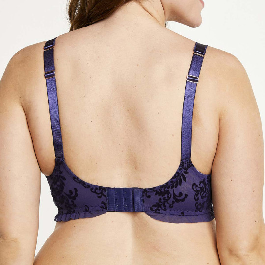 Soutien-gorge grand maintien bleu marine Festival