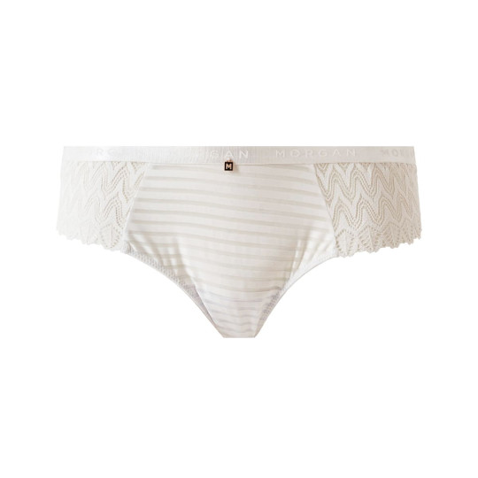 Shorty tanga blanc Célia