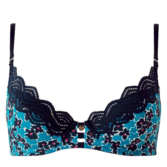Soutien-gorge ampliforme coques moulées noir Thaïs