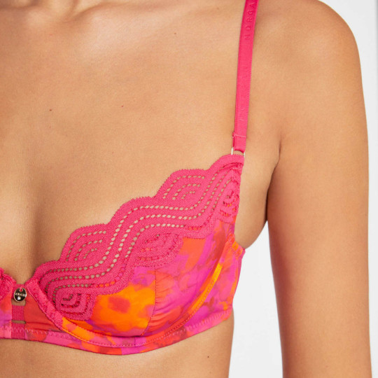 Soutien-gorge corbeille rose Thaïs