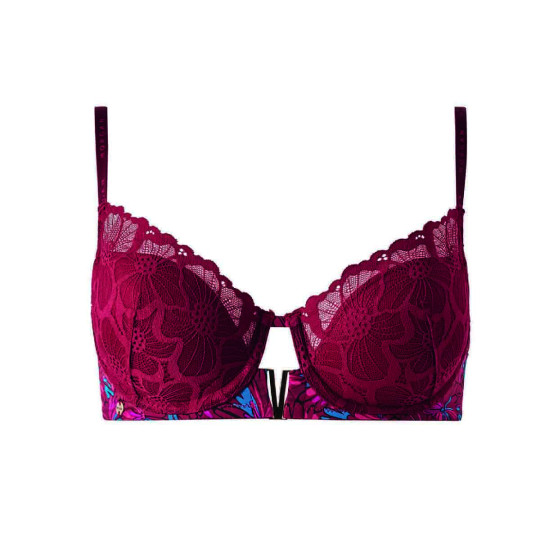 Soutien-gorge ampliforme coques moulées souples bordeaux Alma