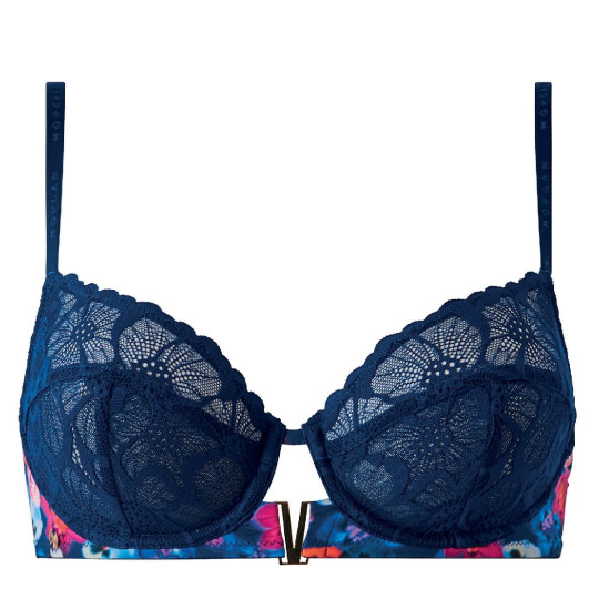 Soutien-gorge corbeille bleu marine Alma