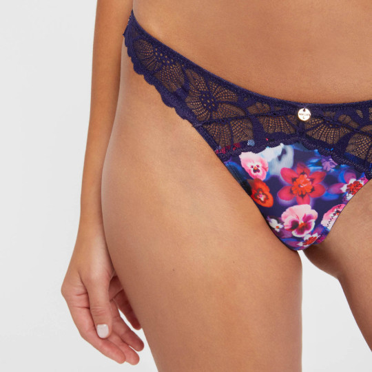 Tanga bleu marine Alma