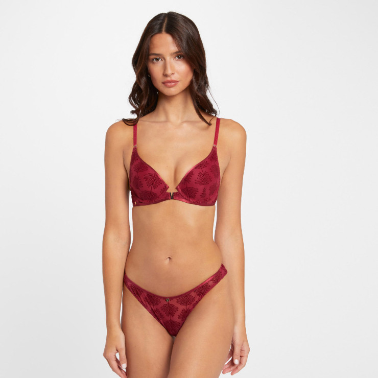 Tanga brésilien bordeaux Alixa