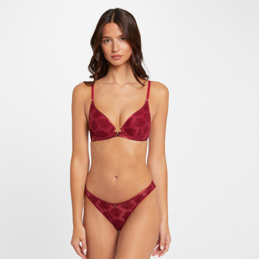 Tanga brésilien bordeaux Alixa