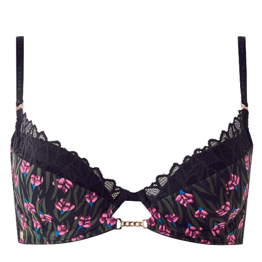 Soutien-gorge ampliforme coques moulées noir Delphine