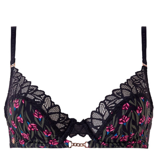 Soutien-gorge corbeille noir Delphine