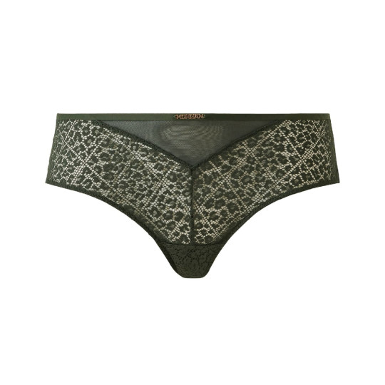 Shorty tanga kaki Maëlle