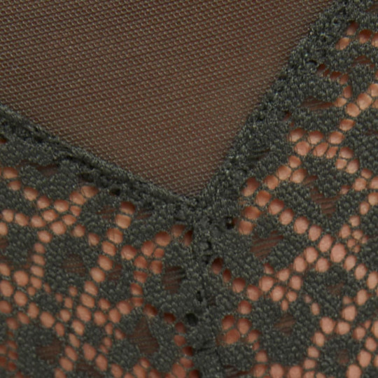 Shorty tanga kaki Maëlle