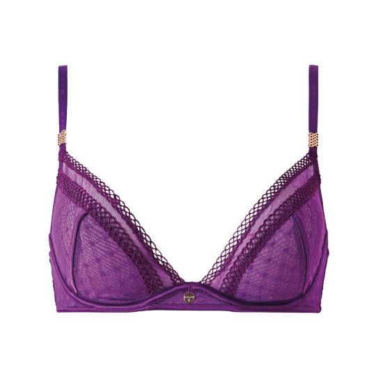 Soutien-gorge corbeille violet Cléo