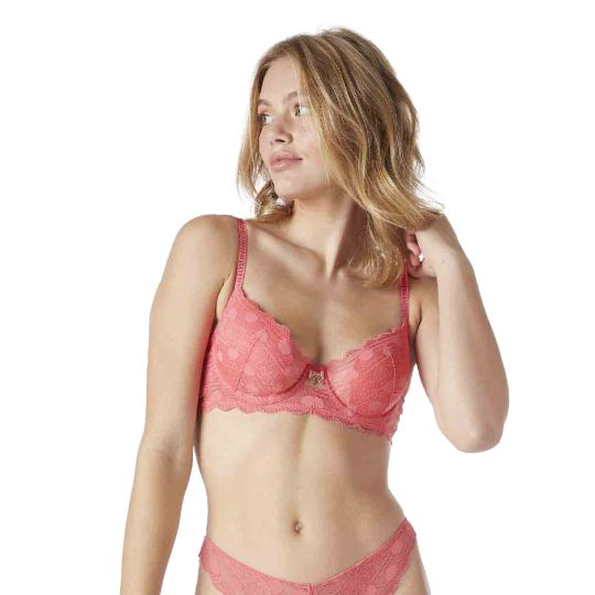 Soutien-gorge ampliforme coques moulées orange Symbole