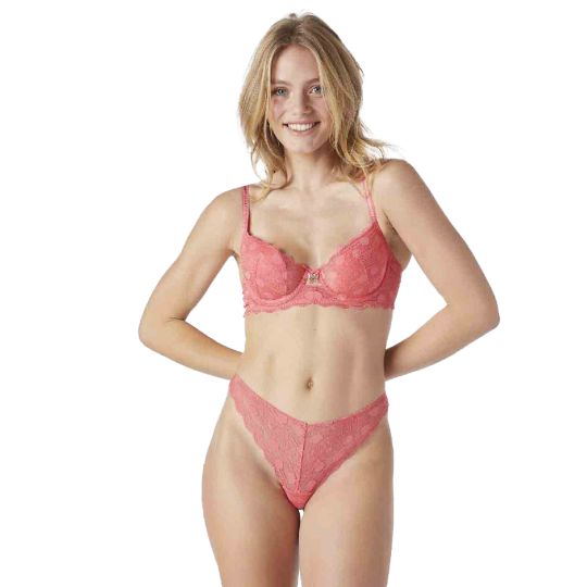 Soutien-gorge ampliforme coques moulées orange Symbole