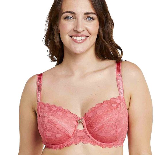 Soutien-gorge grand maintien orange Symbole