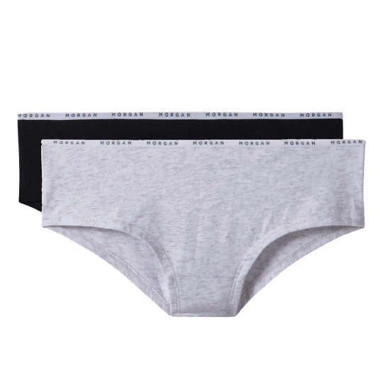 Lot de 2 boxers noir/gris Lola