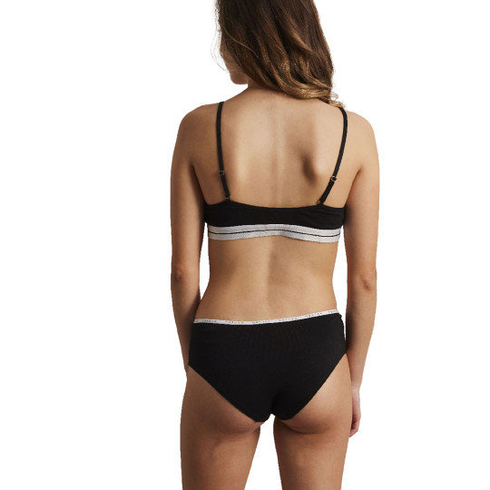 Lot de 2 boxers noir/gris Lola