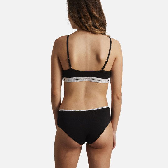 Lot de 2 boxers noir/gris Lola