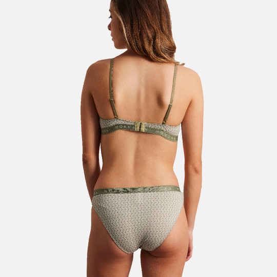 Soutien-gorge coques souples kaki Gaby