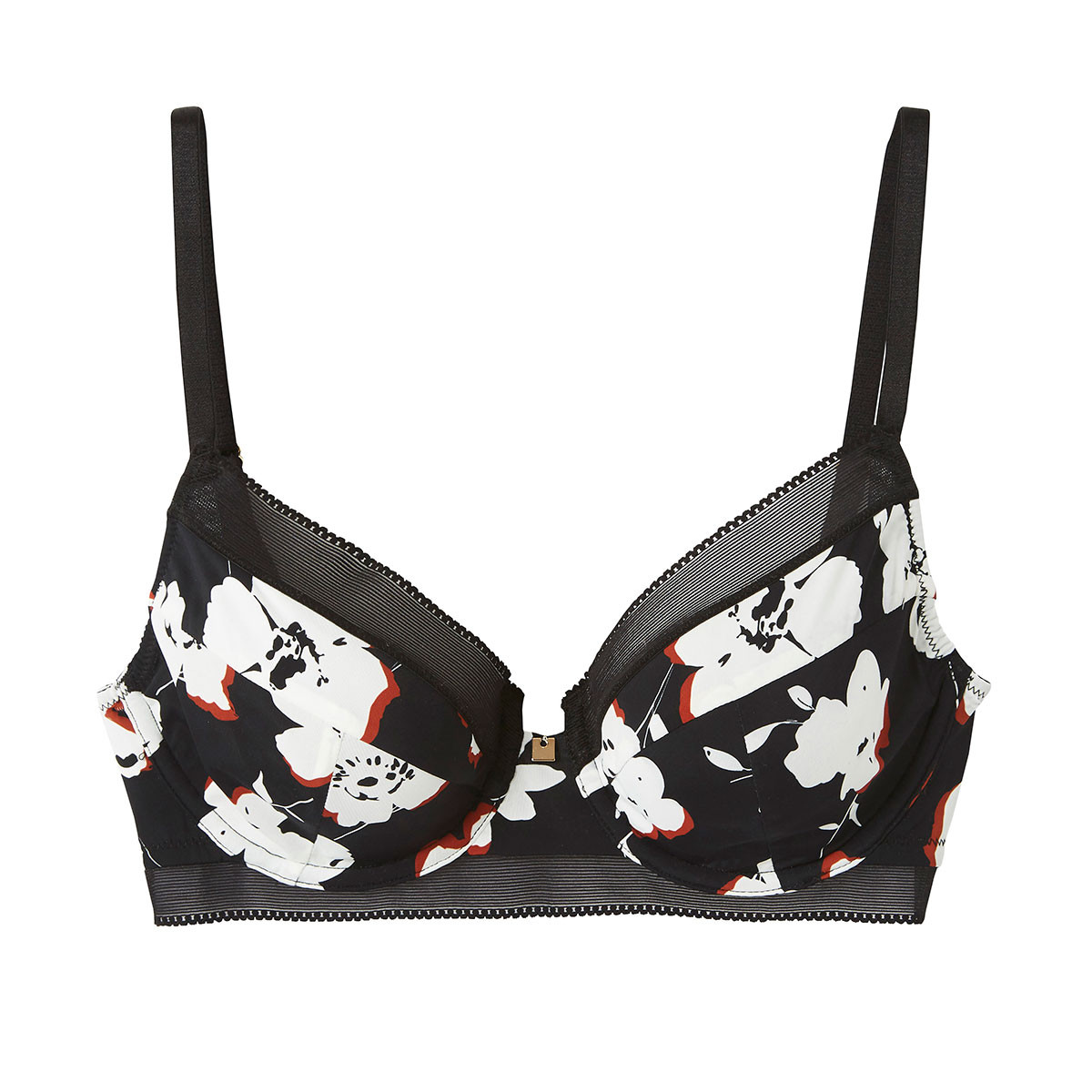 Pomm'Poire Soutien-gorge à armatures noir Cookie