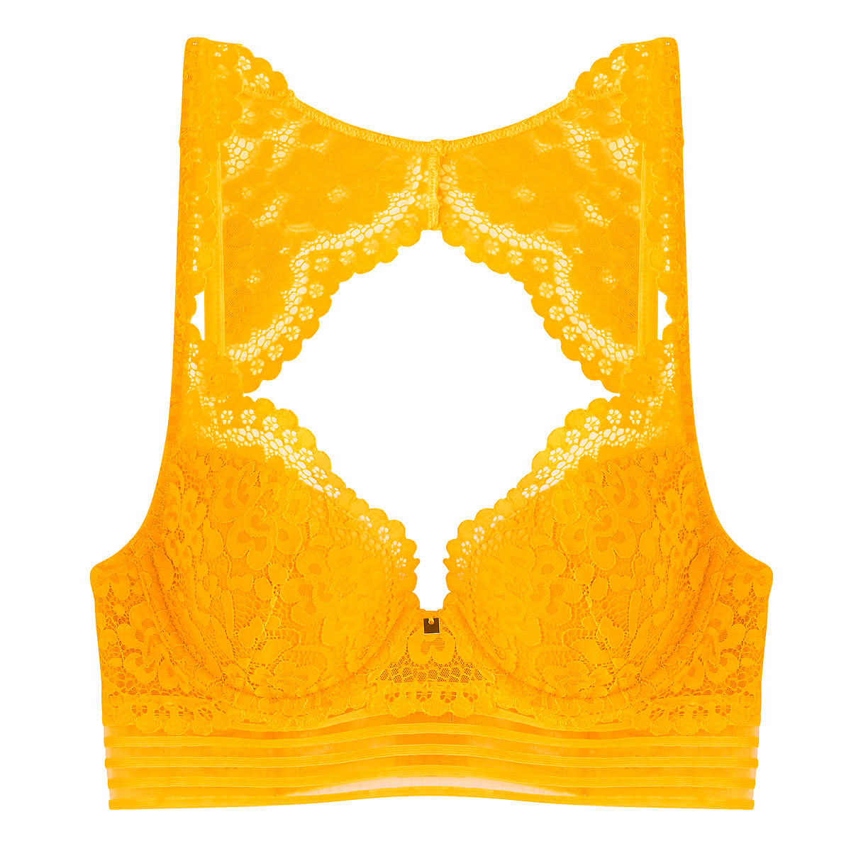 Pomm'Poire Soutien-gorge ampliforme coque moulée jaune Pétillante