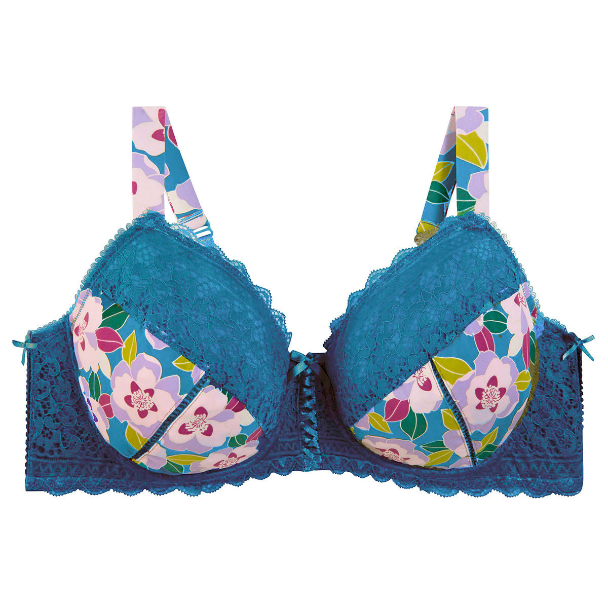 Soutien-gorge à armatures grand maintien multico indigo Emma - Pomm'Poire - Modalova