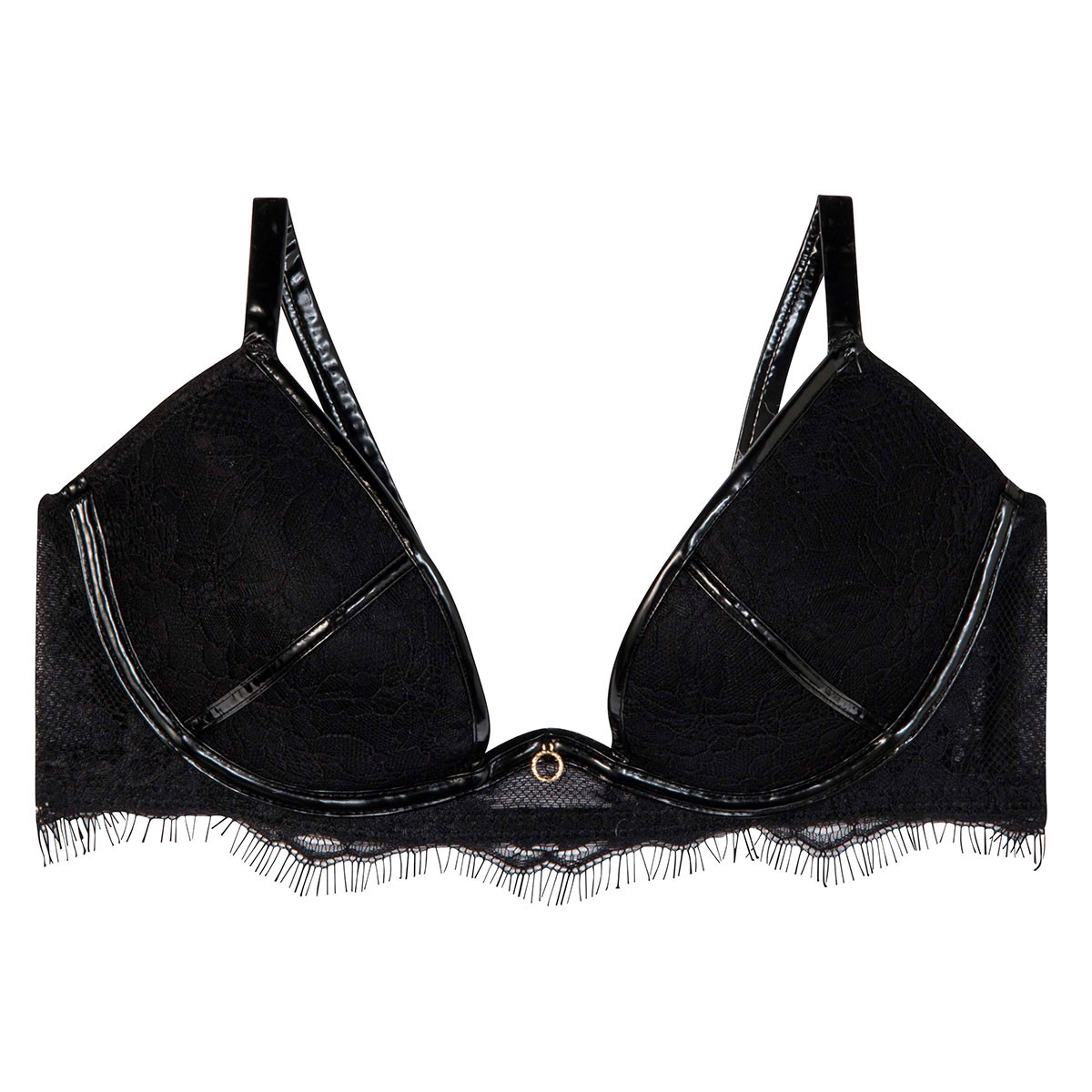 Pomm'Poire Soutien-gorge ampliforme coque moulée noir Sabbat