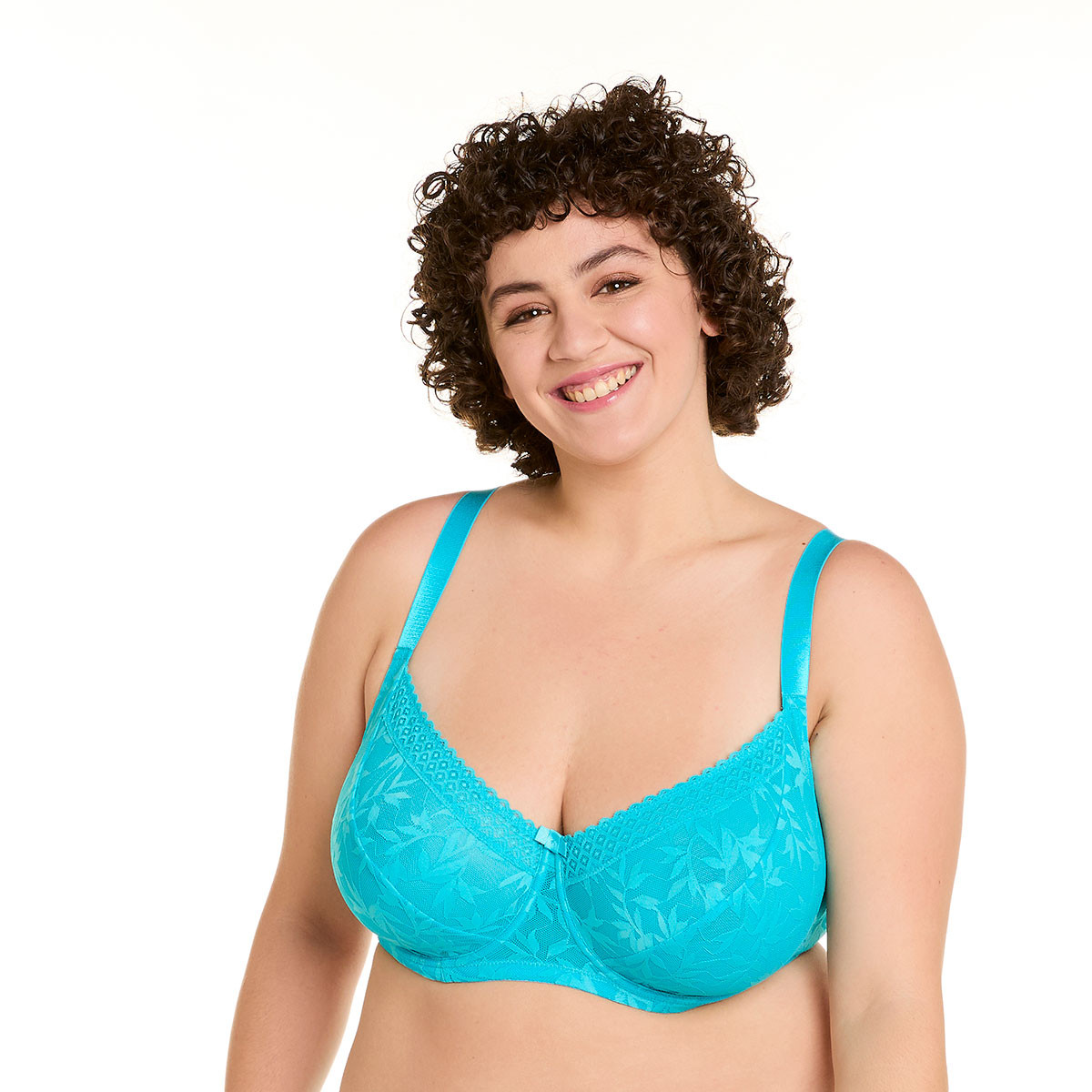Pomm'Poire Soutien-gorge à armatures grand maintien turquoise Savane