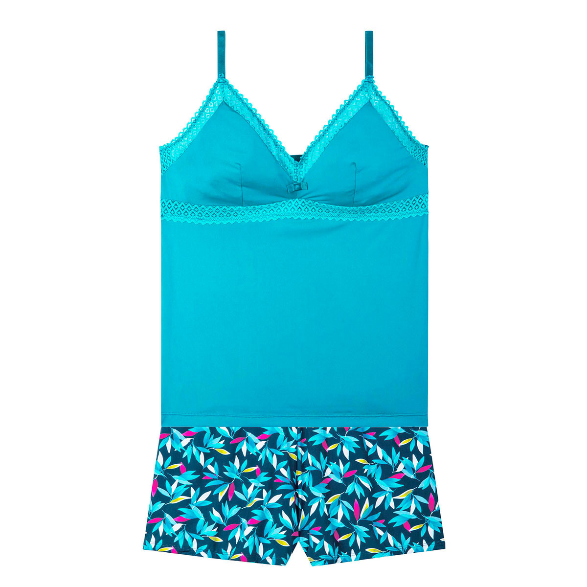 Top-short turquoise Savane - Pomm'Poire - Modalova