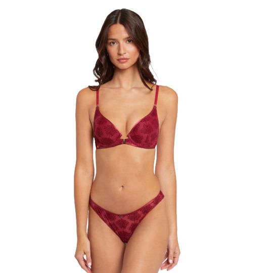 Tanga brésilien bordeaux Alixa
